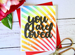 Altenew Creativity Kit Featurette Rainbow Stenciling Class