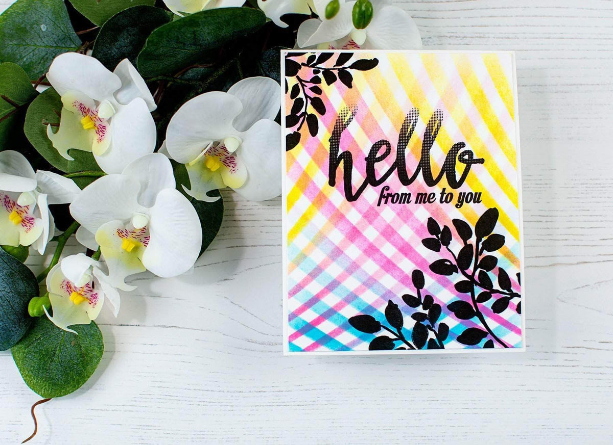Rainbow Stenciling Class