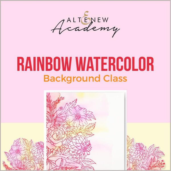Rainbow Watercolor Background Class