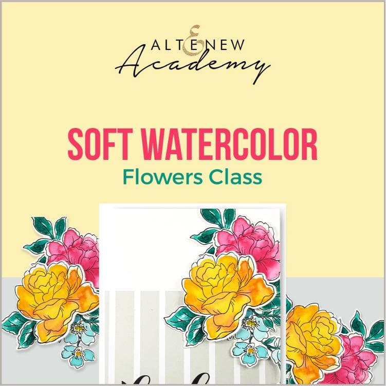 Altenew Creativity Kit Featurette Soft Watercolor Flowers Class