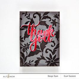Altenew Class Spritzed Faux Watercoloring With Stamps Cardmaking Class
