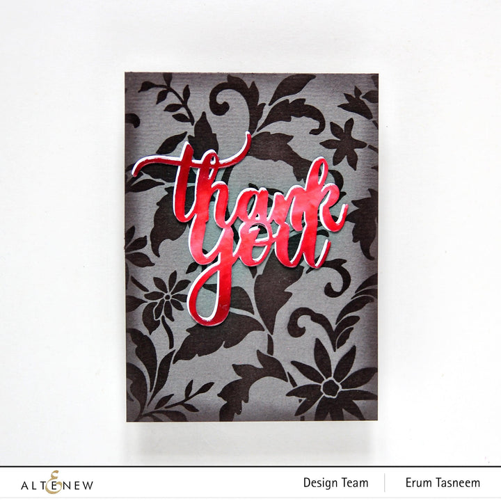 Altenew Class Spritzed Faux Watercoloring With Stamps Cardmaking Class
