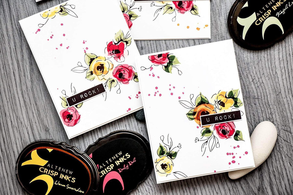 Altenew Creativity Kit Featurette Spritzed Watercolor Florals Class