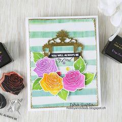 Altenew Creativity Kit Featurette Stamped Sentiment Backgrounds Class