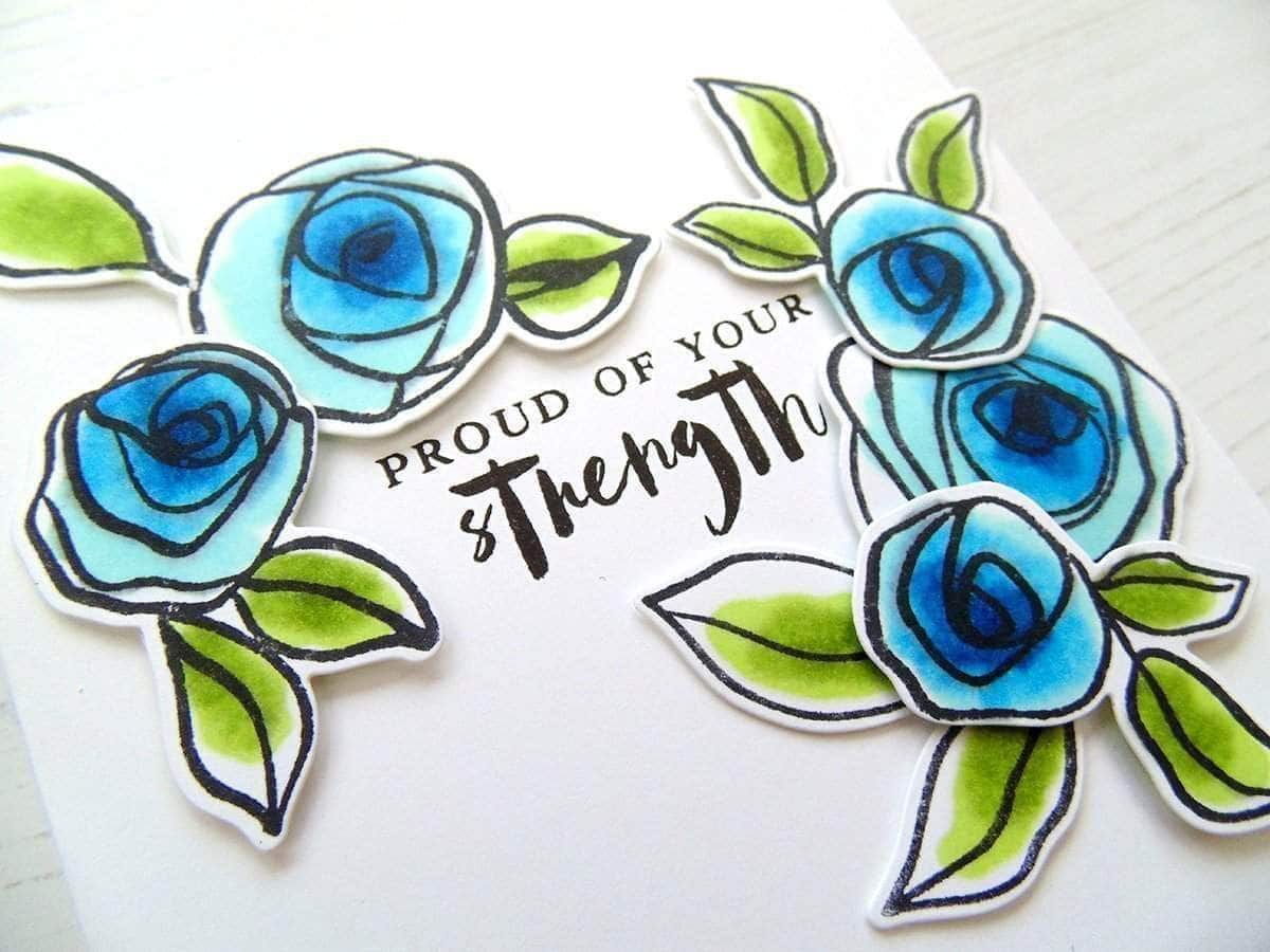 Altenew Creativity Kit Featurette Stamping Through Negative Die-Cuts Class