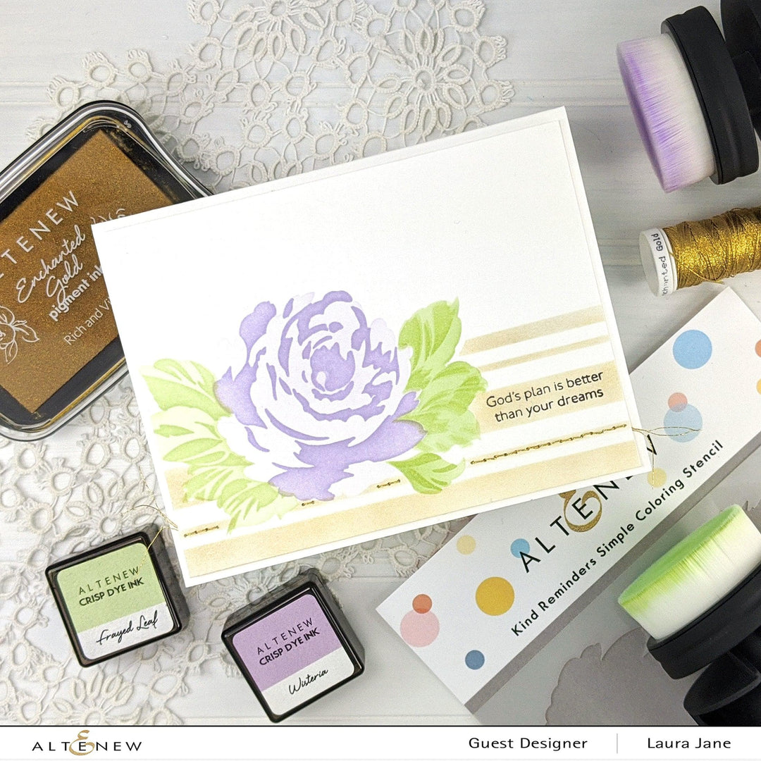Altenew Class Super Simple Stencil Layering Class