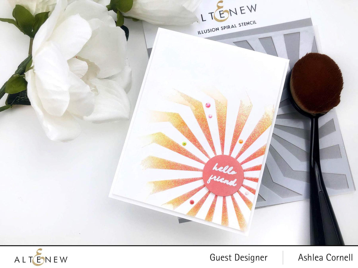 Altenew Creativity Kit Featurette Using Mask Stencils Class
