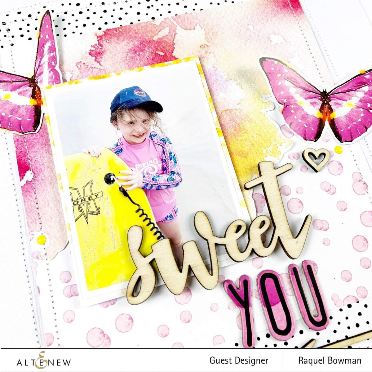 Altenew Creativity Kit Featurette Using Scrapbook Supplies on a Card Class