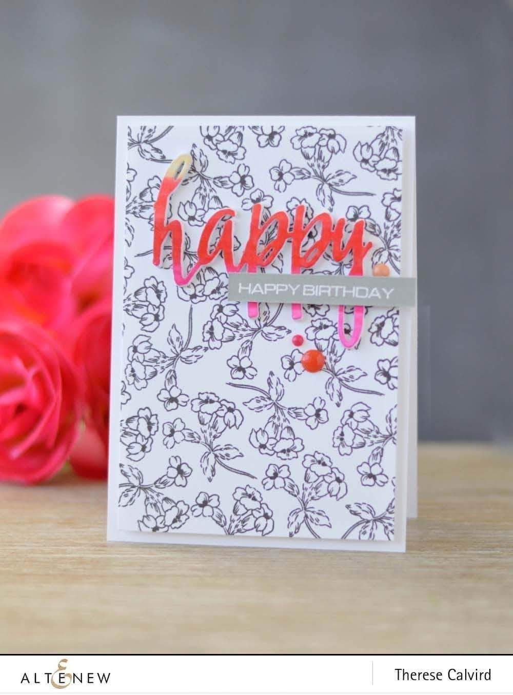 Altenew Creativity Kit Featurette Using Scrapbook Supplies on a Card Class