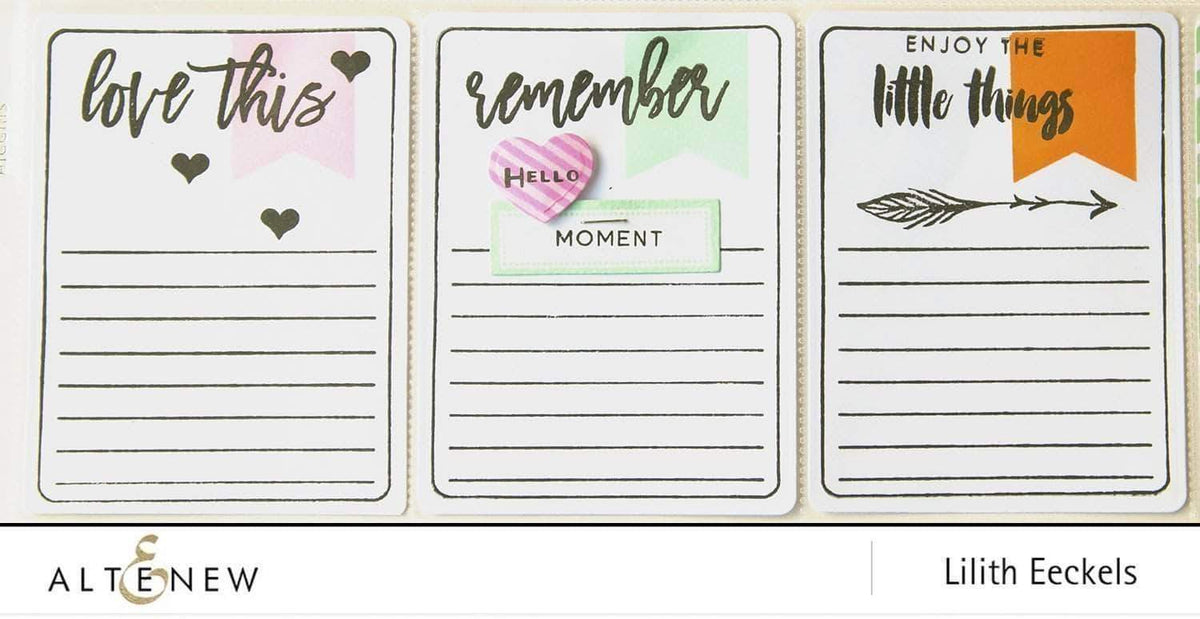 Altenew Creativity Kit Featurette Using Scrapbook Supplies on a Card Class