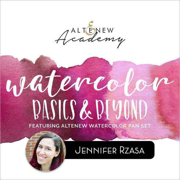 Watercolor Basics & Beyond: Featuring Altenew Watercolor Pan Set Online Cardmaking Class
