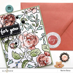 Altenew Creativity Kit Featurette Watercolored Backgrounds Class