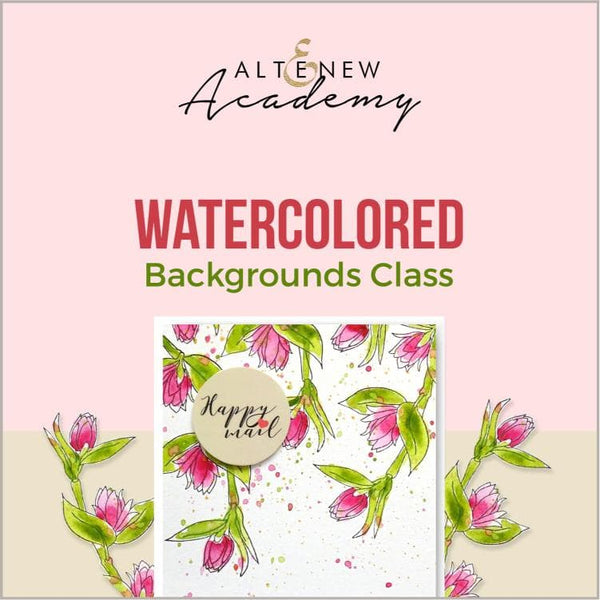 Watercolored Backgrounds Class