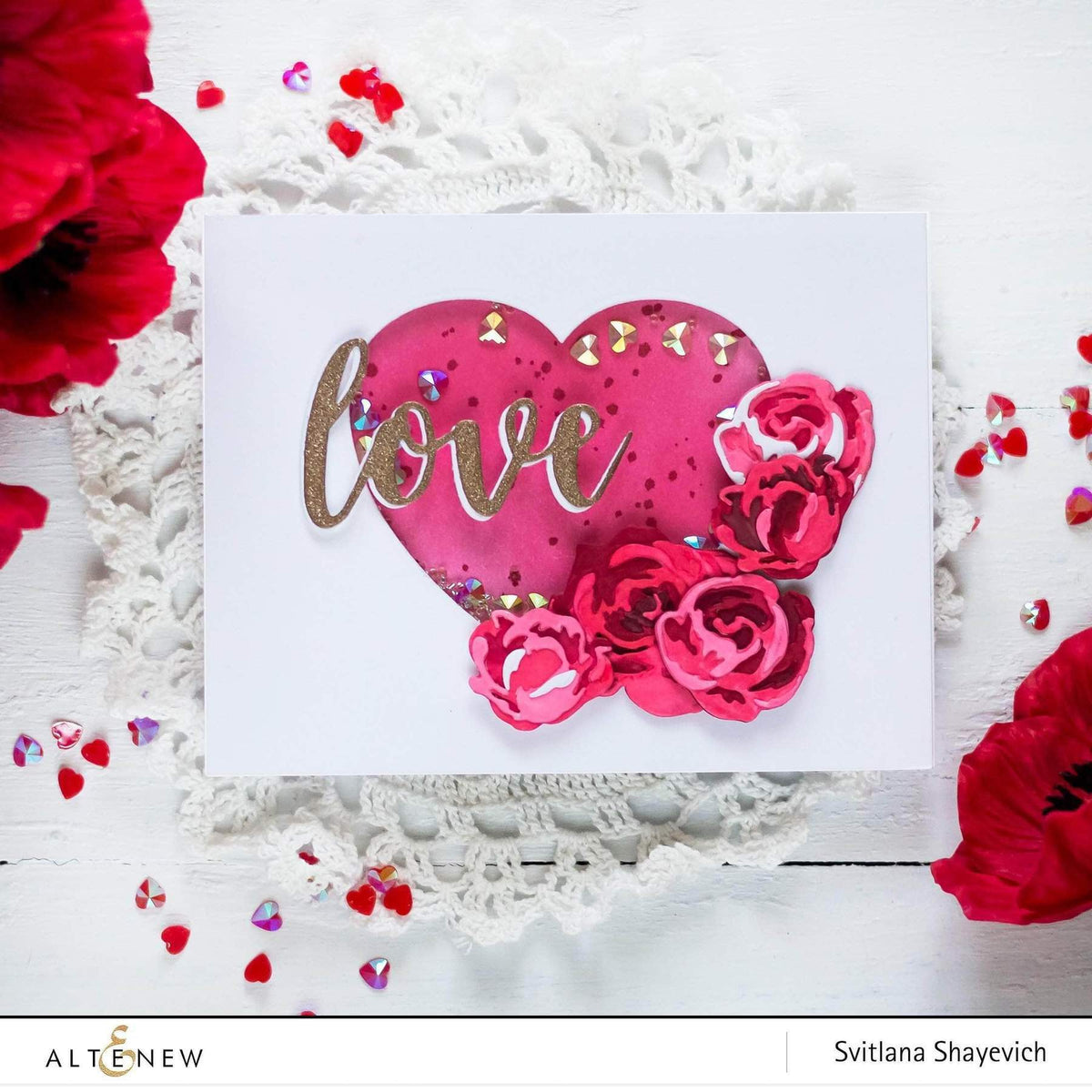 Altenew Creativity Kit Featurette White-on-White Textured Backgrounds Class