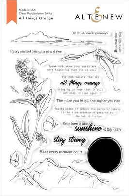 Photocentric Clear Stamps All Things Orange Stamp Set