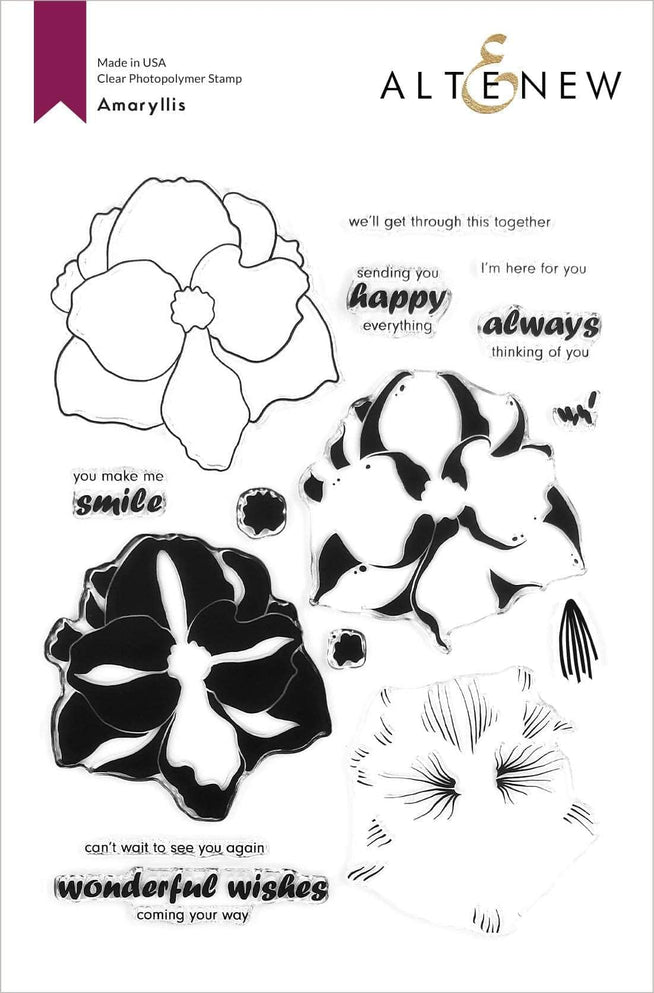 Photocentric Clear Stamps Amaryllis Stamp Set