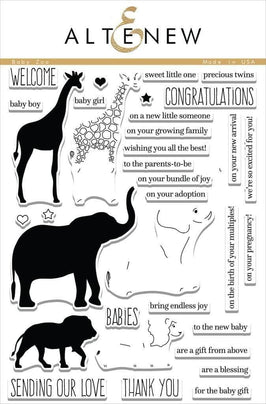 Photocentric Clear Stamps Baby Zoo Stamp Set