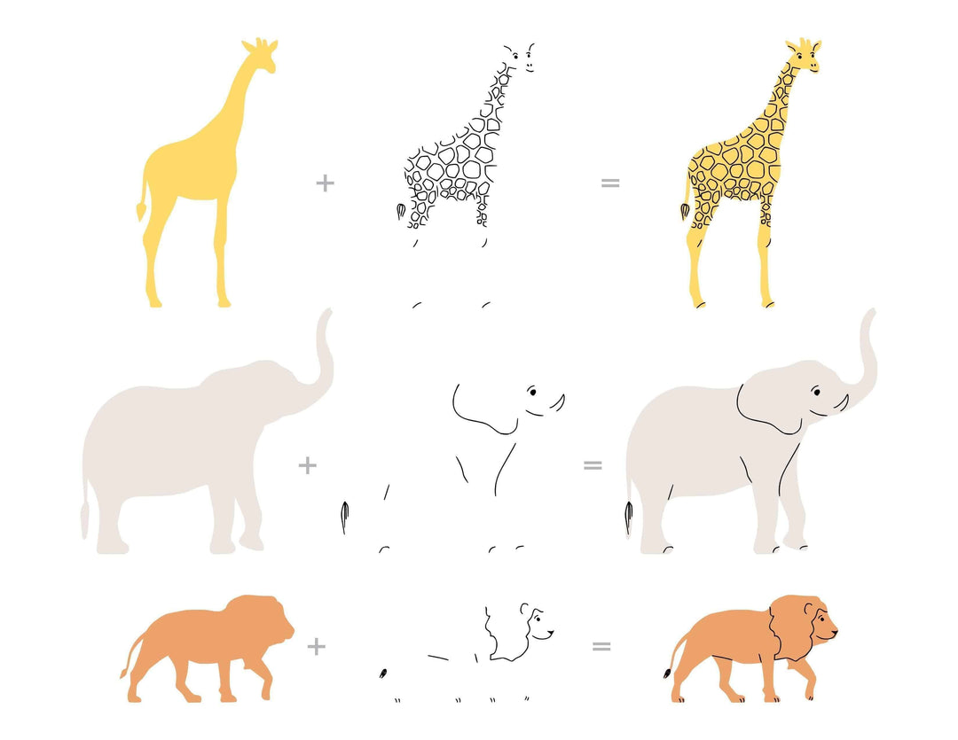 Photocentric Clear Stamps Baby Zoo Stamp Set