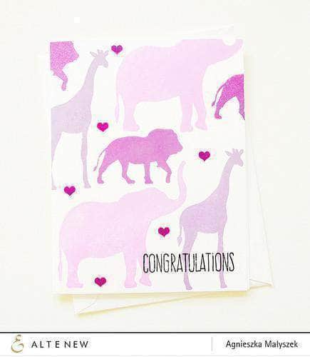 Photocentric Clear Stamps Baby Zoo Stamp Set