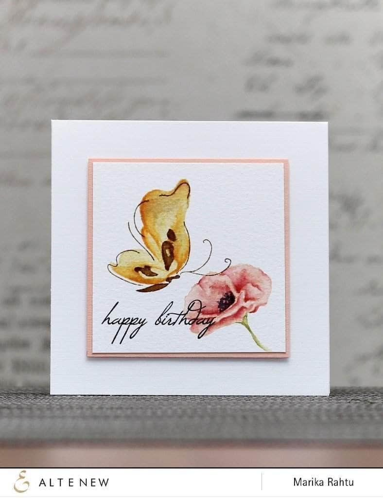 Photocentric Clear Stamps Birthday Greetings Stamp Set