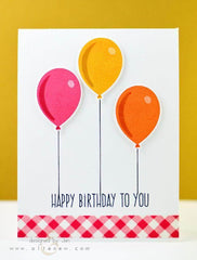 Photocentric Clear Stamps Birthday Greetings Stamp Set