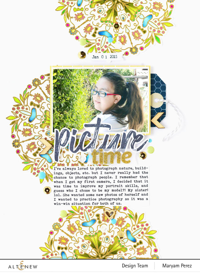 Photocentric Clear Stamps Blooming Mandalas Stamp Set