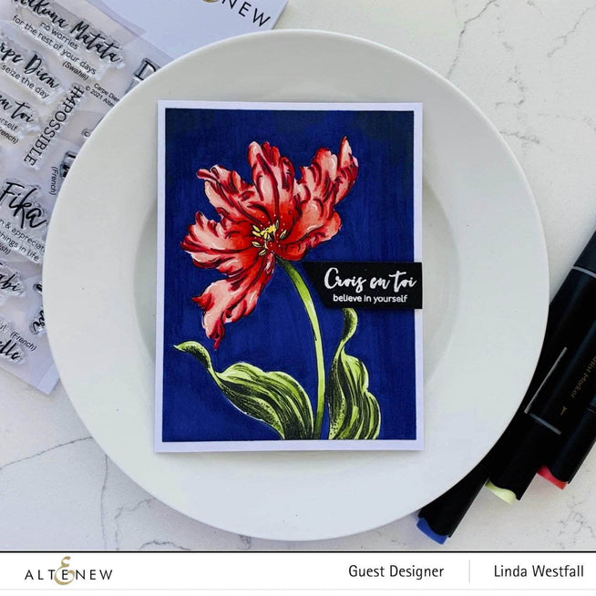 Photocentric Clear Stamps Blooming Tulips Stamp Set