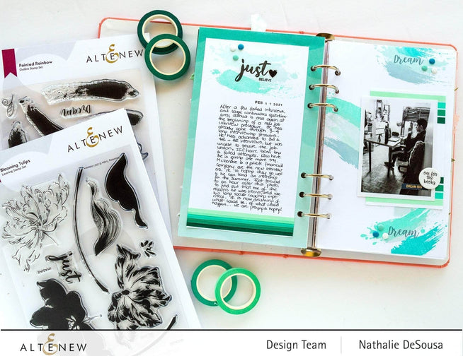 Photocentric Clear Stamps Blooming Tulips Stamp Set