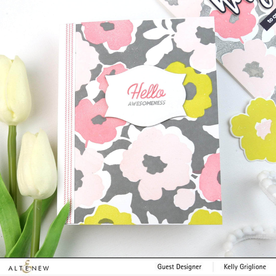 Photocentric Clear Stamps Bold Floral Drape Stamp Set
