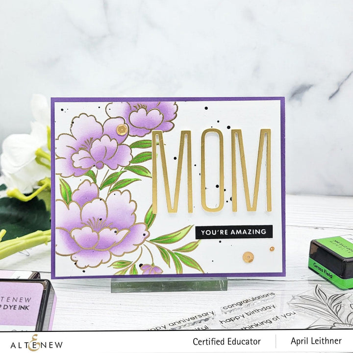 PMA Industries, Inc. Clear Stamps Bold Sentiments Stamp Set