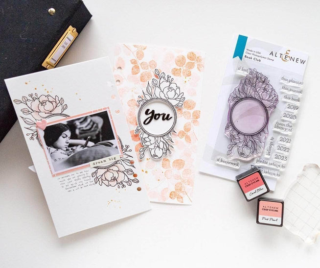 Photocentric Clear Stamps Book Club Stamp Set