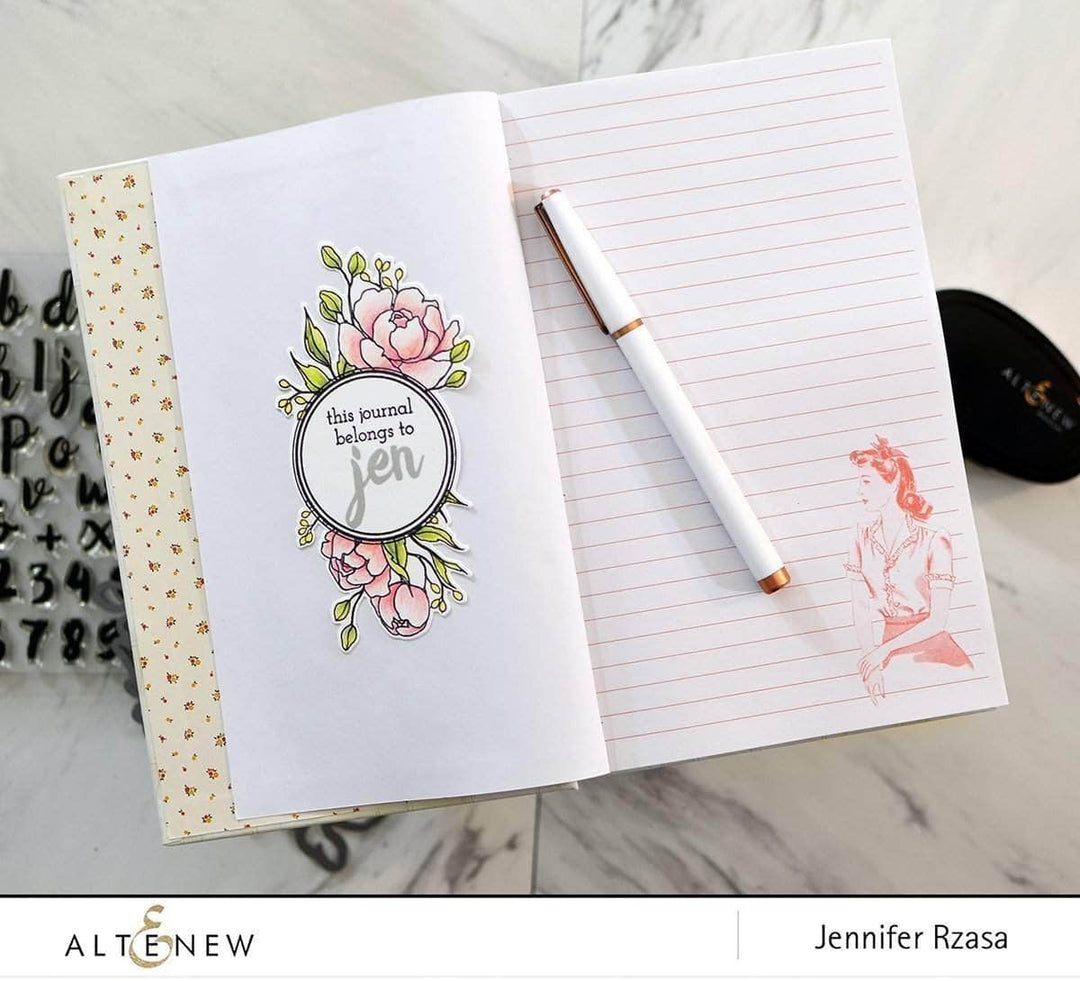 Photocentric Clear Stamps Book Club Stamp Set