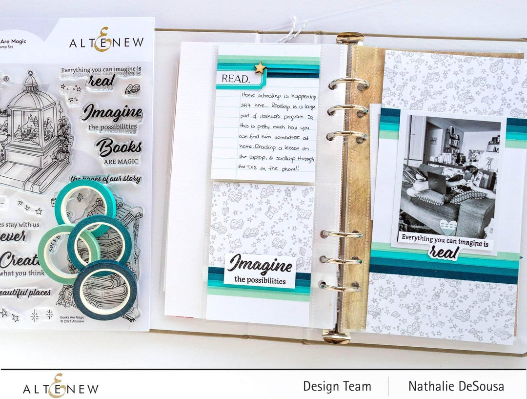 Photocentric Clear Stamps Books Are Magic Stamp Set