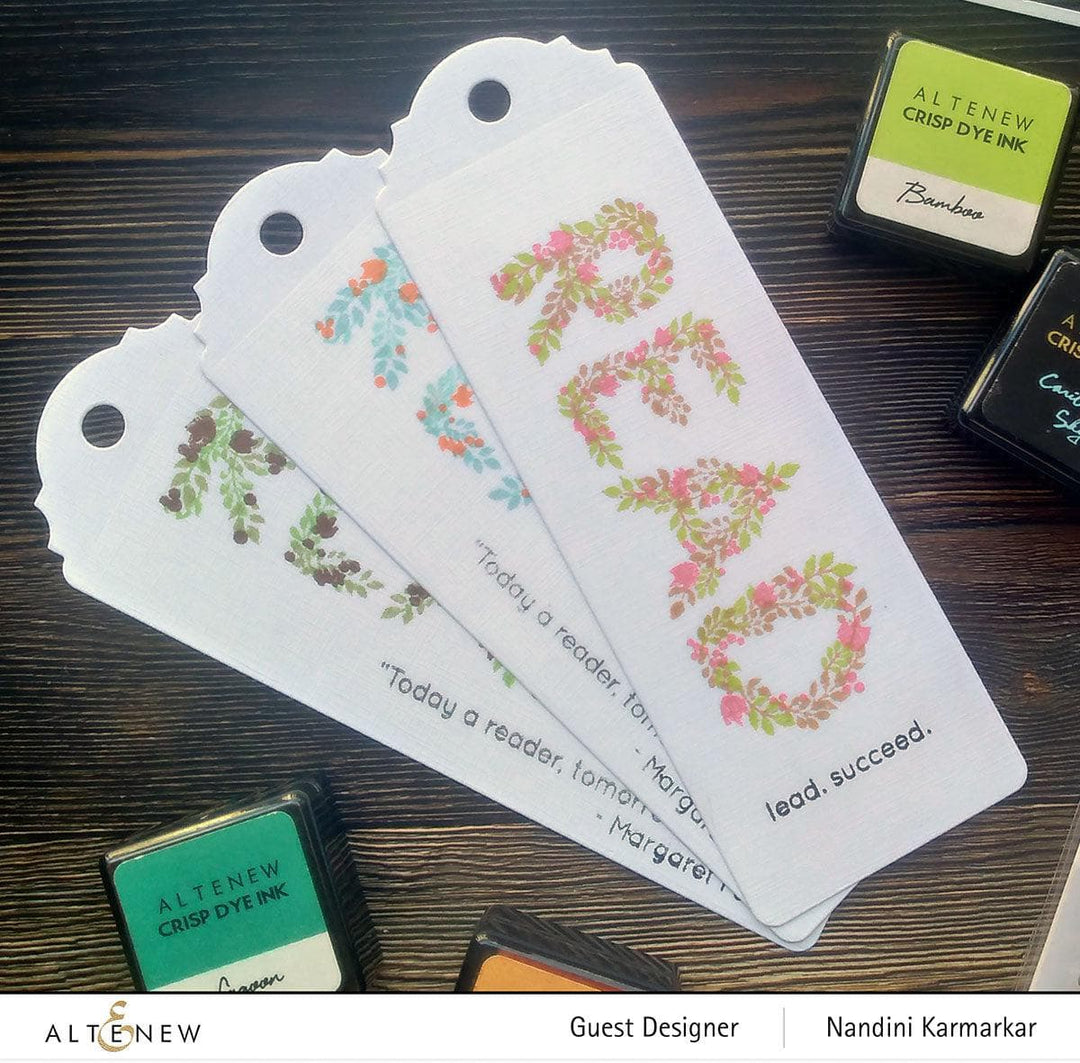 Photocentric Clear Stamps Botanical Bookmark Stamp Set