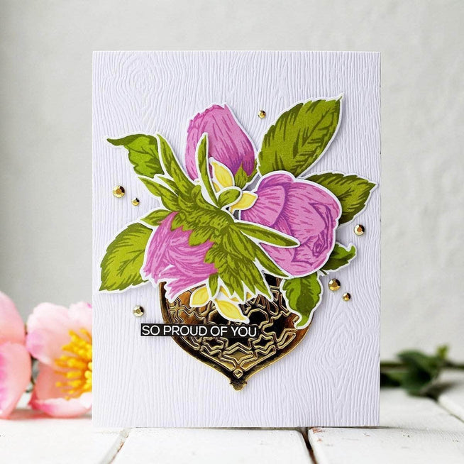 Photocentric Clear Stamps Budding Thanks Stamp Set
