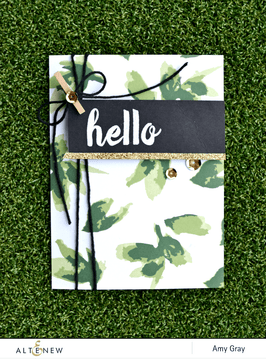 Altenew Stamp & Die Bundle Calligraphy Alpha Stamp & Die Bundle