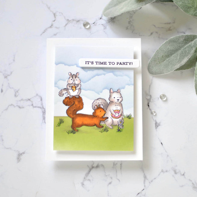 Photocentric Clear Stamps Chipmunk & Squirrel Stamp Set