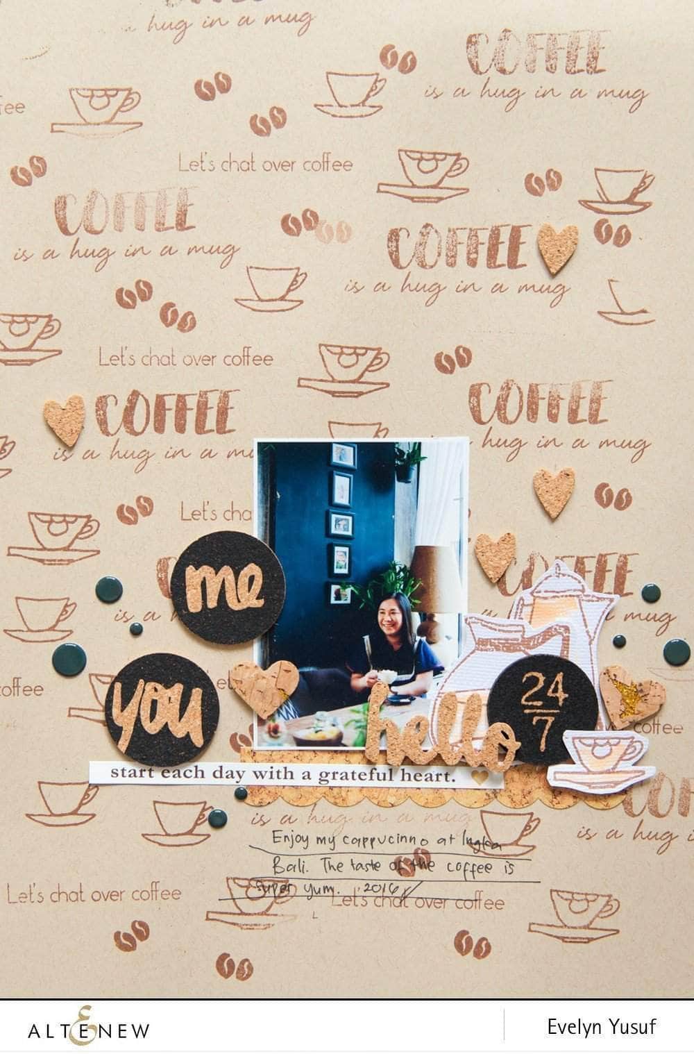 Photocentric Clear Stamps Coffee Love Stamp Set