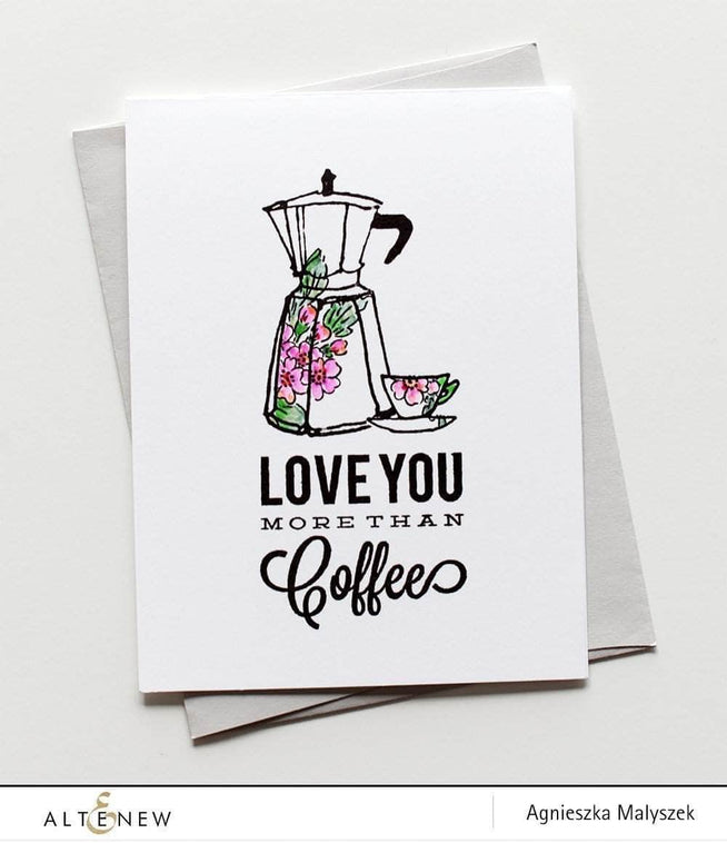 Photocentric Clear Stamps Coffee Love Stamp Set