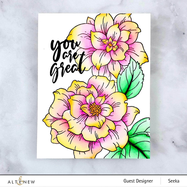 Photocentric Clear Stamps Courageous You Stamp Set