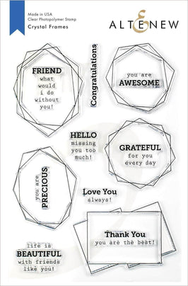 Photocentric Clear Stamps Crystal Frames Stamp Set