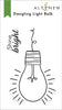 Photocentric Clear Stamps Dangling Light Bulb Stamp Set