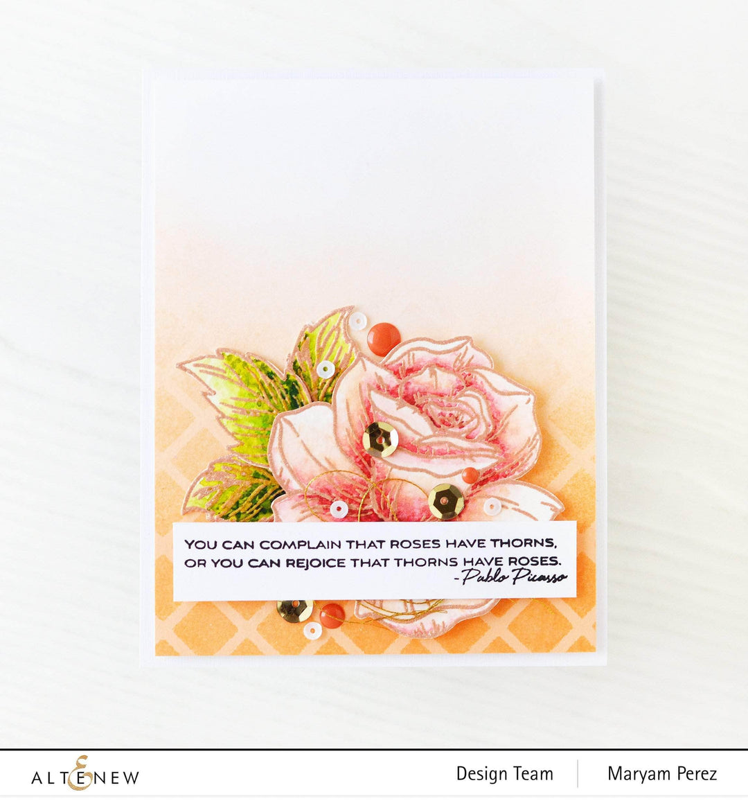 Photocentric Clear Stamps Darling Rose Stamp Set