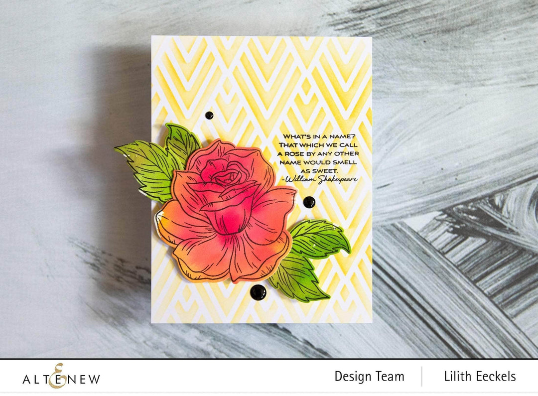 Photocentric Clear Stamps Darling Rose Stamp Set