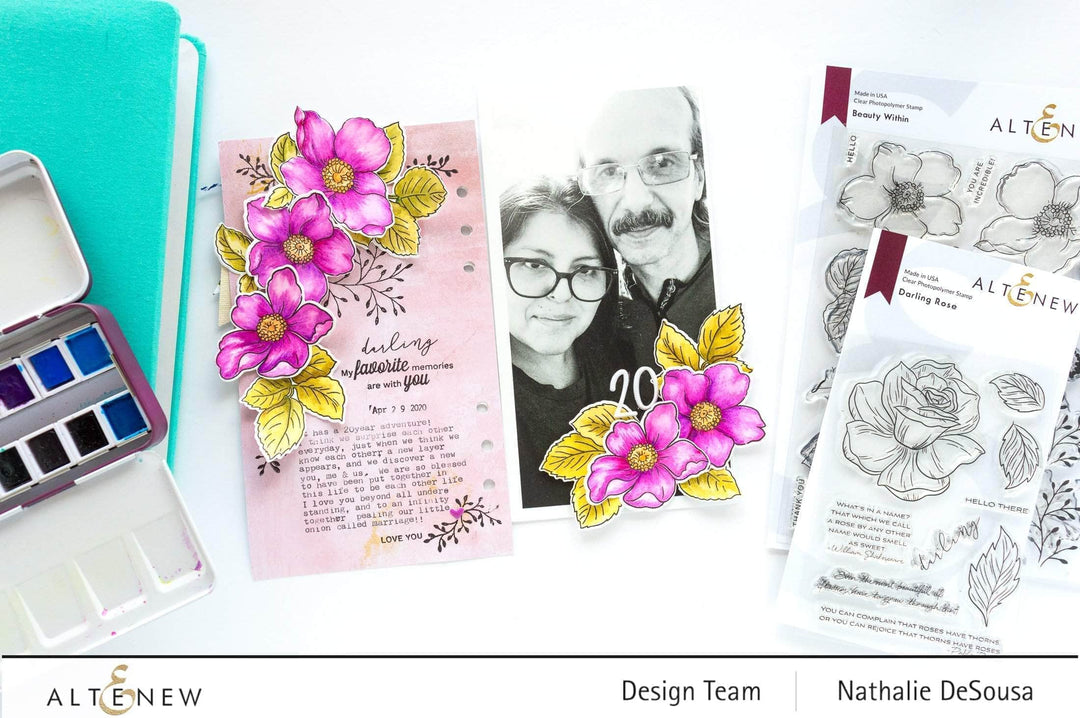 Photocentric Clear Stamps Darling Rose Stamp Set