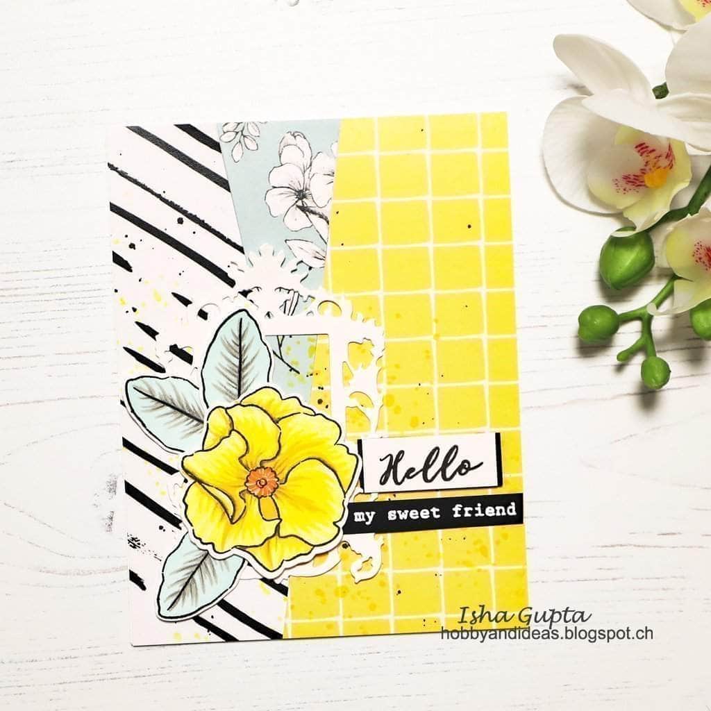 Photocentric Clear Stamps Delicate Primrose Stamp Set