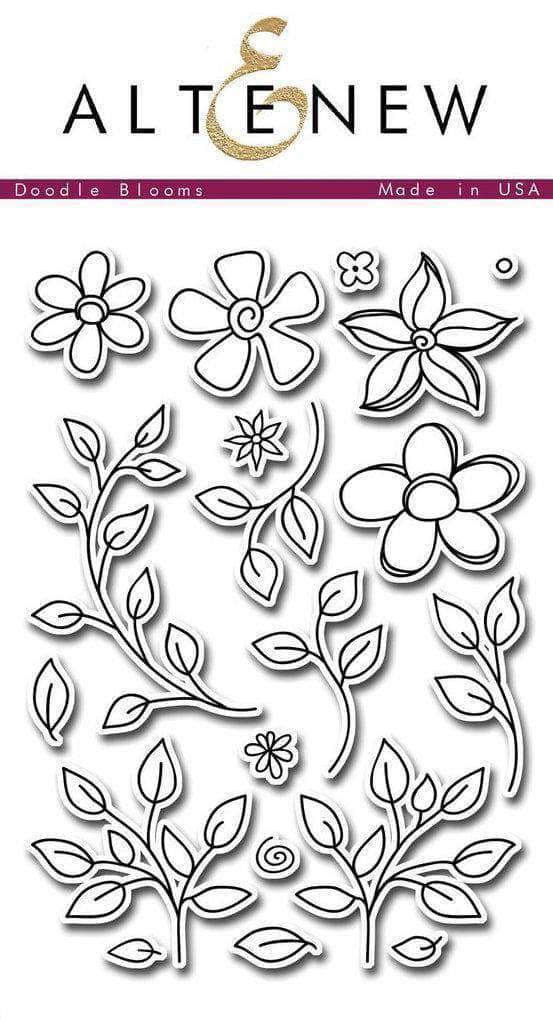 Photocentric Clear Stamps Doodle Blooms Stamp Set