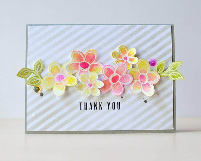 Photocentric Clear Stamps Doodle Blooms Stamp Set
