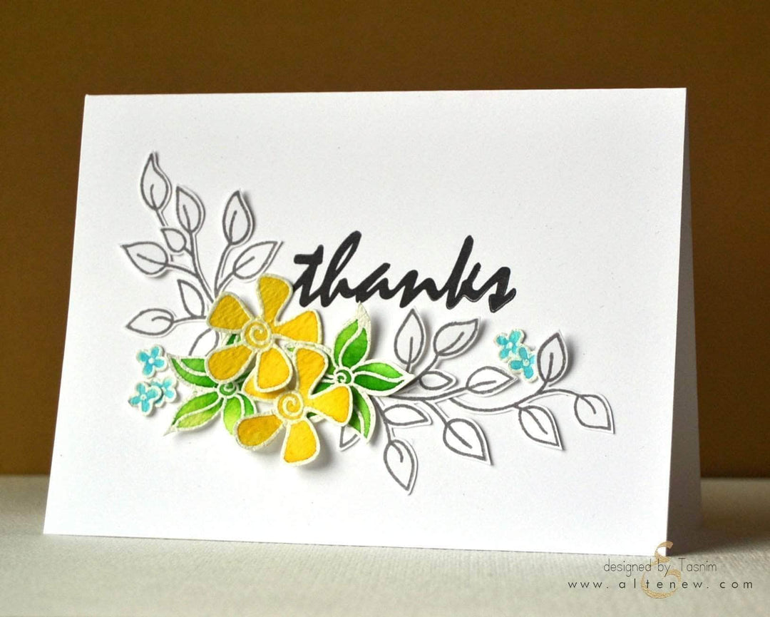 Photocentric Clear Stamps Doodle Blooms Stamp Set