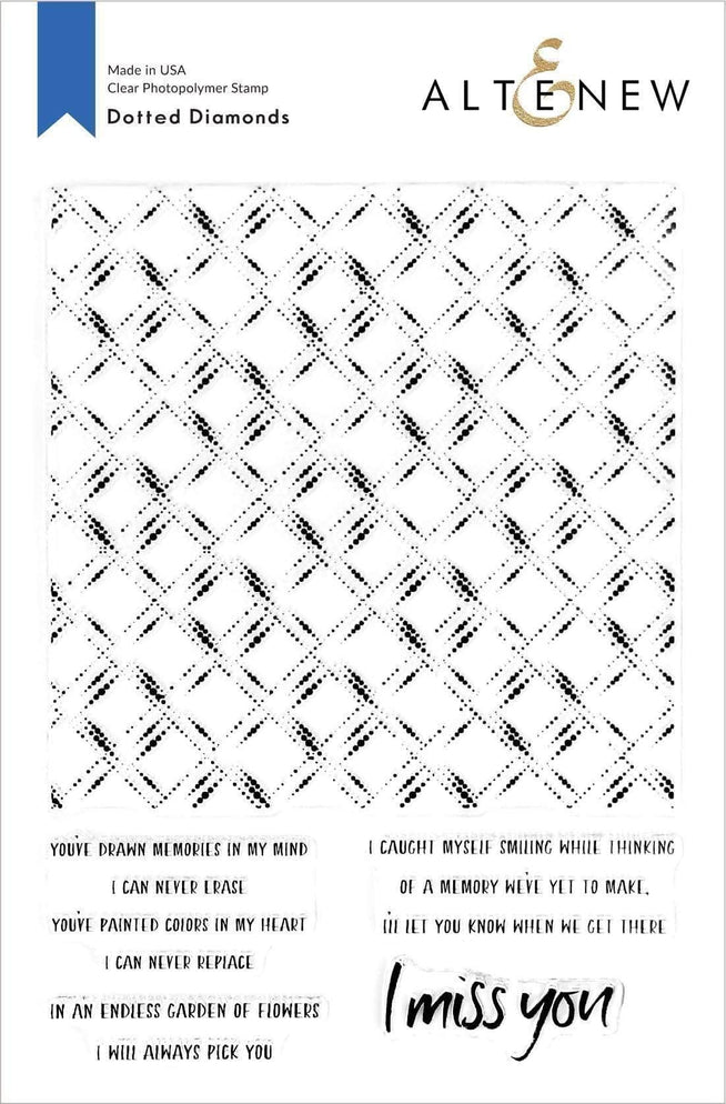 Photocentric Clear Stamps Dotted Diamonds Stamp Set